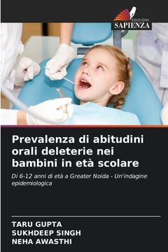 portada Prevalenza di abitudini orali deleterie nei bambini in età scolare (in Italian)