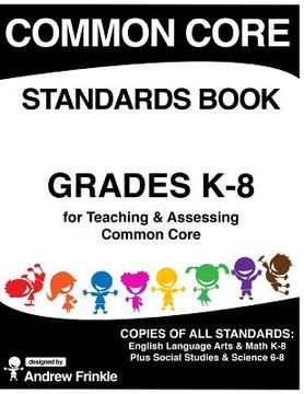 portada Common Core Standards Book (en Inglés)