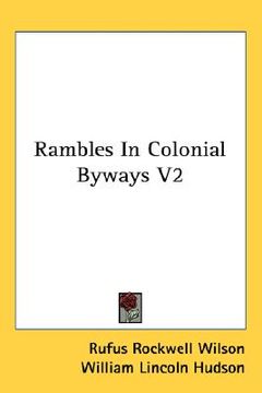 portada rambles in colonial byways v2 (en Inglés)