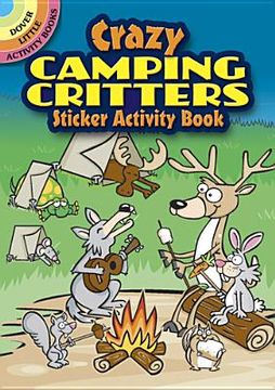 portada crazy camping critters sticker activity book