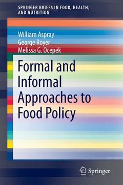 portada Formal and Informal Approaches to Food Policy (en Inglés)