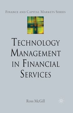 portada Technology Management in Financial Services (en Inglés)