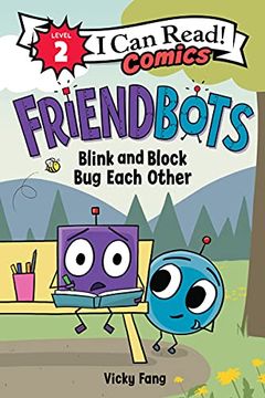 portada I can Read Comics Friendbots Blink & Block bug Each Other (i can Read Comics Level 2) (en Inglés)