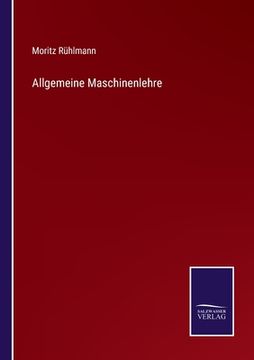 portada Allgemeine Maschinenlehre (in German)