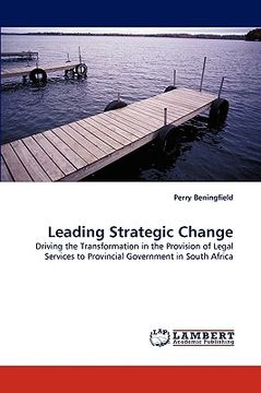 portada leading strategic change (en Inglés)