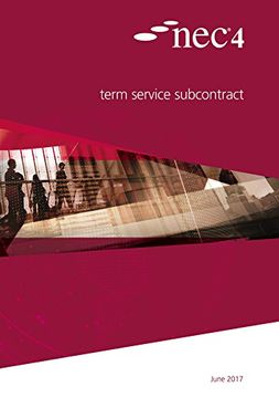 portada Nec4: Term Service Subcontract (en Inglés)
