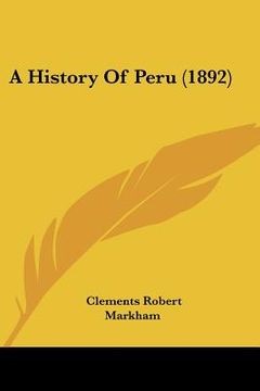 portada a history of peru (1892)