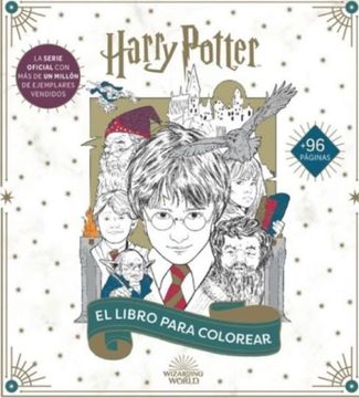 portada Harry Potter Libro de Colorear Brilla en la Oscuridad