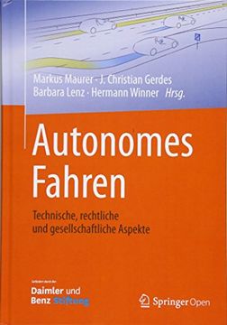 portada Autonomes Fahren: Technische, Rechtliche und Gesellschaftliche Aspekte (en Alemán)