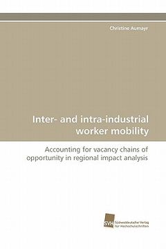 portada inter- and intra-industrial worker mobility (en Inglés)
