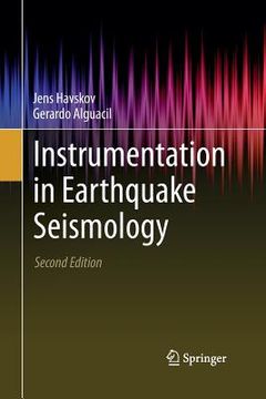 portada Instrumentation In Earthquake Seismology