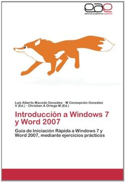 portada Introducción a Windows 7 y Word 2007: Guía de Iniciación Rápida a Windows 7 y Word 2007, mediante ejercicios prácticos