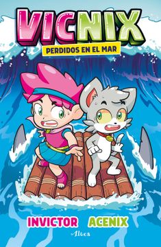 portada Vicnix perdidos en el mar (in Spanish)