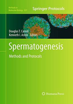 portada Spermatogenesis: Methods and Protocols (Methods in Molecular Biology, 927)