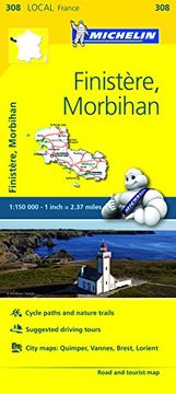 portada Mapa Local Finistere, Morbihan France (Michelin Local Maps)