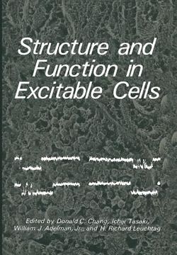 portada Structure and Function in Excitable Cells (en Inglés)
