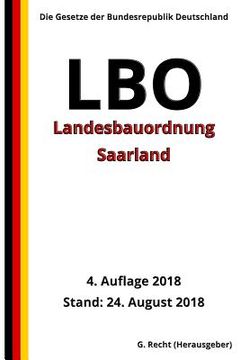 portada Landesbauordnung Saarland (LBO), 4. Auflage 2018 (in German)