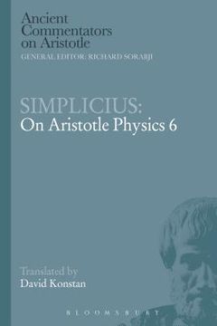 portada Simplicius: On Aristotle Physics 6 (en Inglés)
