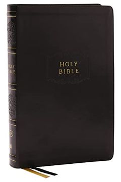 portada Kjv Holy Bible, Center-Column Reference Bible, Leathersoft, Black, 73,000+ Cross References, red Letter, Comfort Print: King James Version (in English)