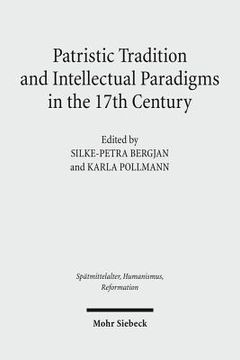 portada Patristic Tradition and Intellectual Paradigms in the 17th Century