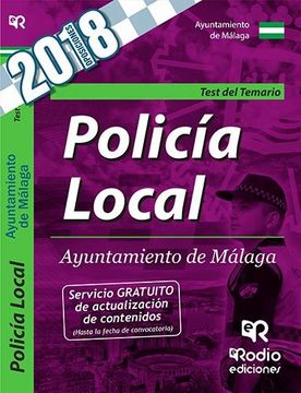 portada Policía Local. Ayuntamiento de Málaga. Test del Temario