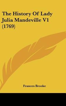 portada the history of lady julia mandeville v1 (1769)