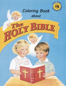 portada coloring book about the holy bible
