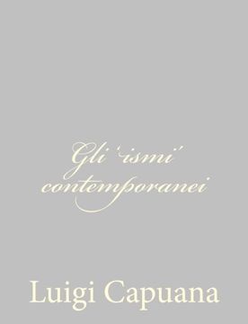 portada Gli 'ismi' contemporanei (Italian Edition)
