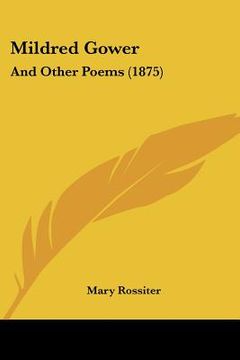 portada mildred gower: and other poems (1875) (en Inglés)