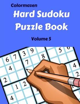 portada Hard Sudoku Puzzle Book Volume 5: 200 Puzzles