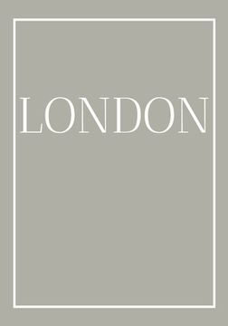 portada London: A colorful decorative book for coffee tables, end tables, bookshelves and interior design styling Stack city books to (en Inglés)