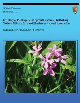 portada Inventory of Plant Species of Special Concern at Gettysburg National Military Park and Eisenhower National Historic Site (en Inglés)