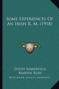 portada some experiences of an irish r. m. (1918) (en Inglés)