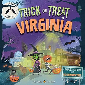 portada Trick or Treat in Virginia: A Halloween Adventure in the old Dominion State 
