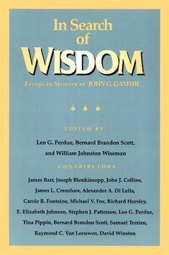 portada in search of wisdom (en Inglés)