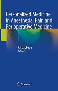 portada Personalized Medicine in Anesthesia, Pain and Perioperative Medicine (in English)