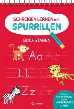 portada Schreiben Lernen mit Spurrillen - Buchstaben (en Alemán)