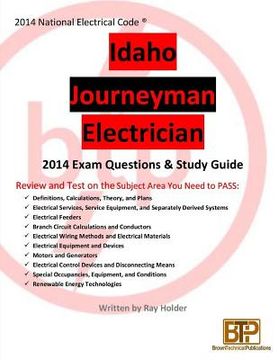 portada Idaho 2014 Journeyman Electrician Study Guide (en Inglés)