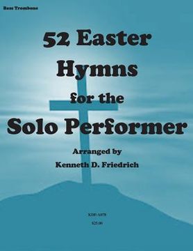 portada 52 Easter Hymns for the Solo Performer-bass trombone version (en Inglés)