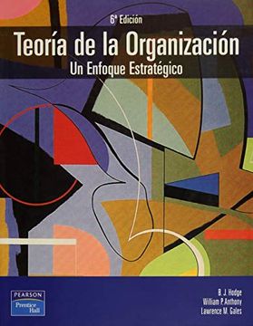 portada Teoría de la Organización: Un Enfoque Estratégico (en Inglés)