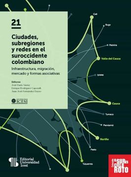 portada Ciudades, Subregiones y Redes en el Suroccidente Colombiano