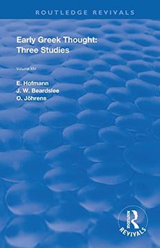 portada Early Greek Thought (Routledge Revivals) (en Inglés)