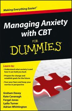 portada managing anxiety with cbt for dummies (en Inglés)