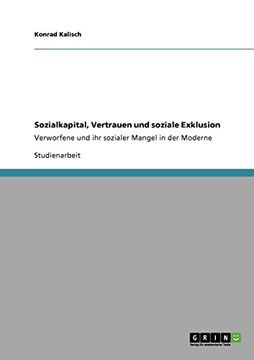 portada Sozialkapital, Vertrauen und soziale Exklusion (German Edition)