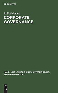 portada Corporate Governance: Überwachungseffizienz und Führungskompetenz in Kapitalgesellschaften (en Alemán)