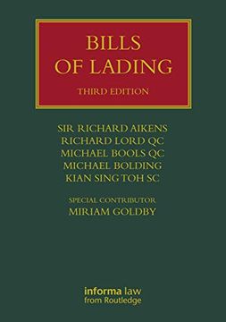 portada Bills of Lading (Lloyd'S Shipping law Library) (en Inglés)
