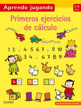 portada Primeros Ejercicios de Cálculo, 5-6 Años, Colección Aprendo Jugando