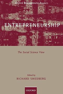 portada Entrepreneurship: The Social Science View (Oxford Management Readers) (en Inglés)