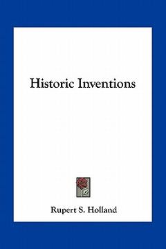 portada historic inventions (en Inglés)