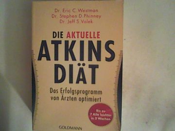 portada Die Aktuelle Atkins-Diät: Das Erfolgsprogramm von Ärzten Optimiert (in German)